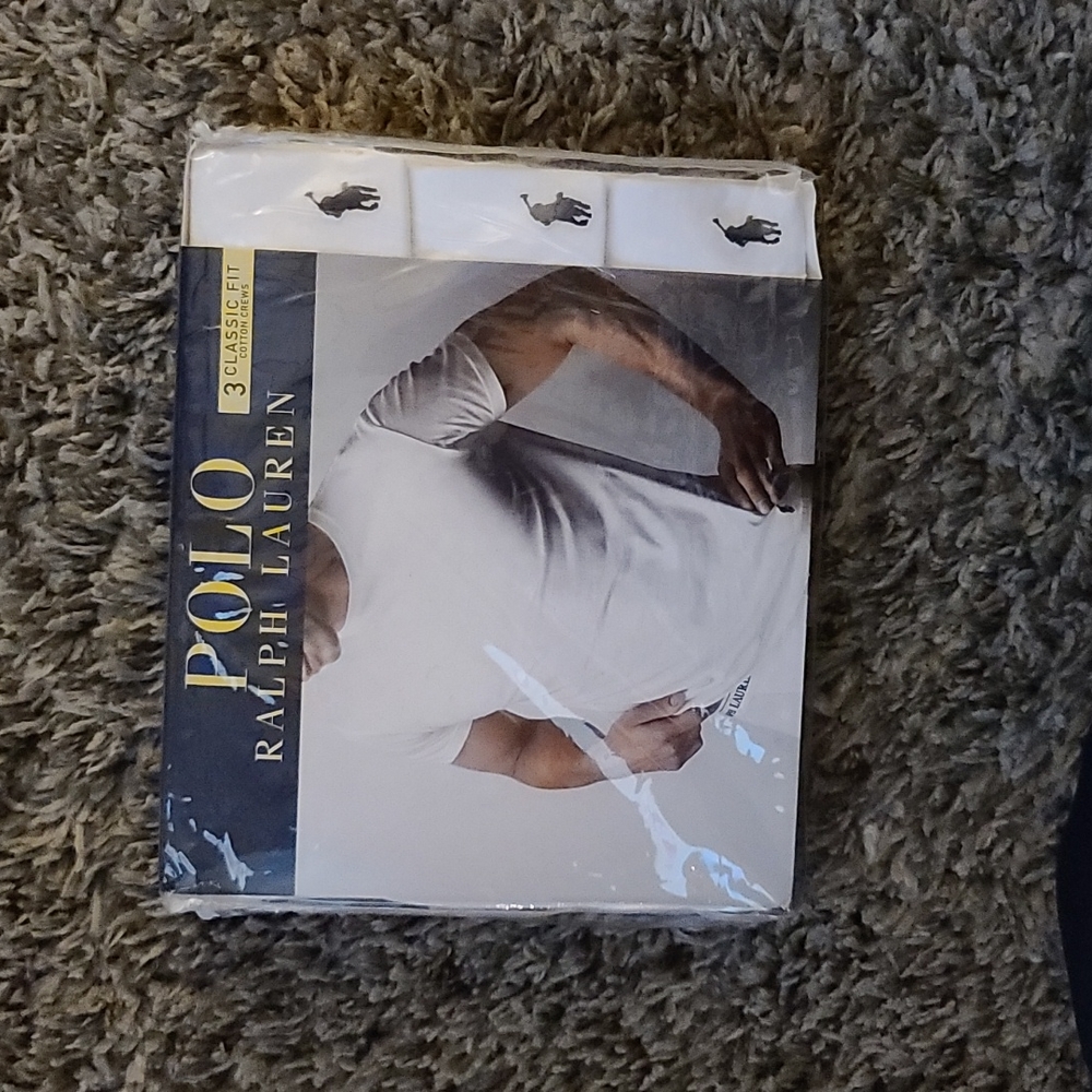 White Polo Ralph Lauren (3pack) tshirts Large